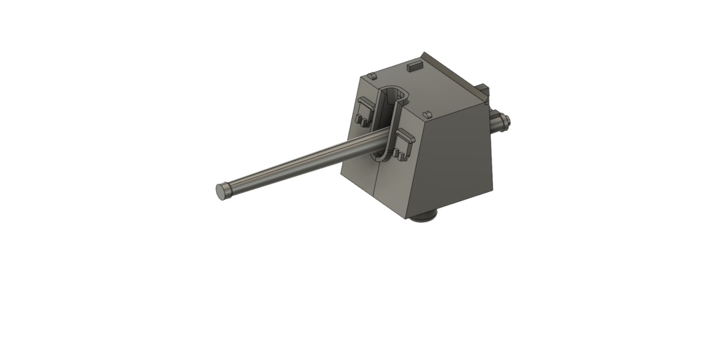 【STLデータ無料配布】1/700 ソ連海軍 130mm単装砲 B-13【Free use STL Data】
