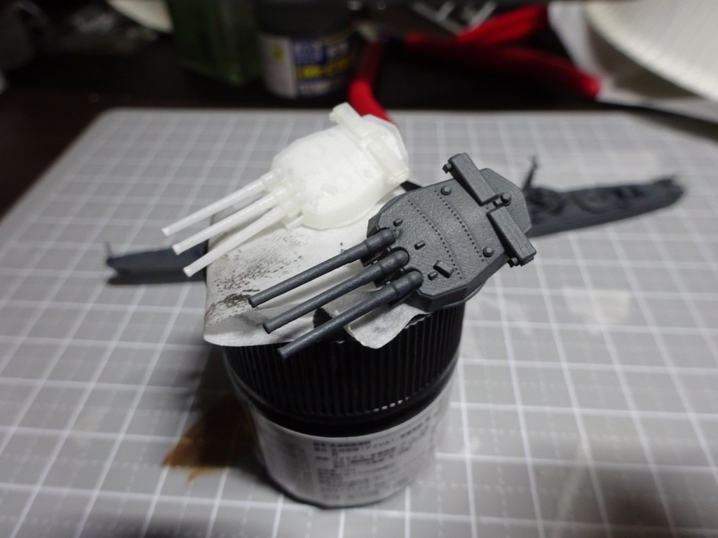 【3Dプリントキット】1/700 試製35.6cm三連装砲 ver.2