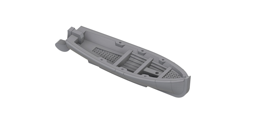 1/700 英海軍 ボートセット Royal Navy Director Control Tower