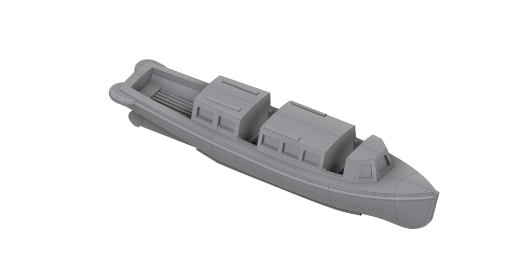 1/700 英海軍 ボートセット Royal Navy Director Control Tower