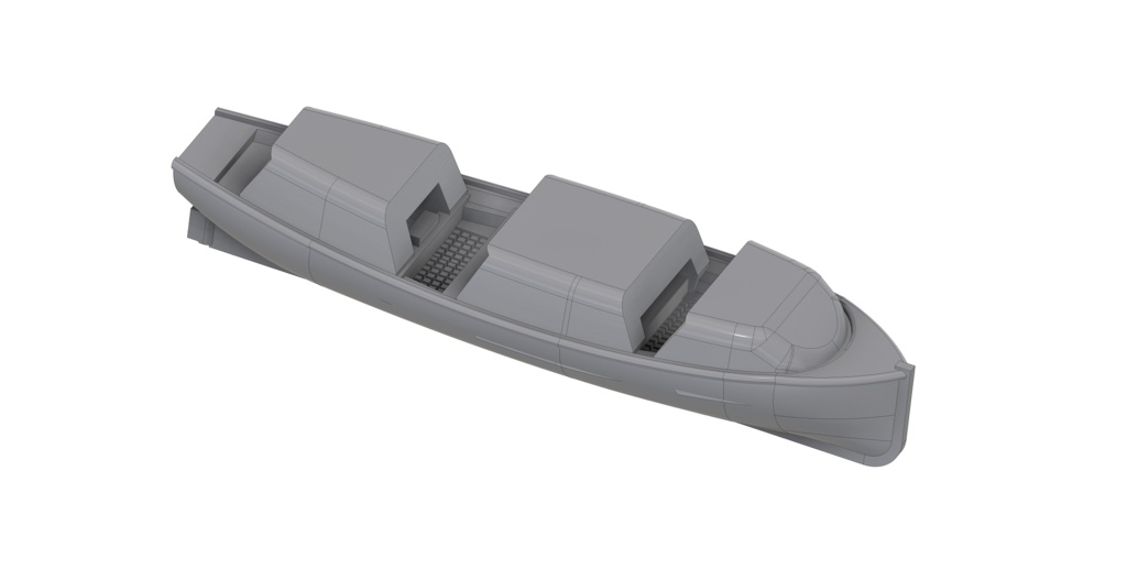 1/700 英海軍 ボートセット Royal Navy Director Control Tower