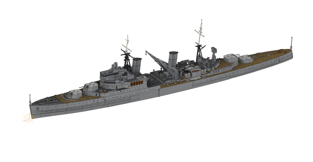 1/700 英国王立海軍 軽巡洋艦 シェフィールド RoyalNavy HMS Sheffield