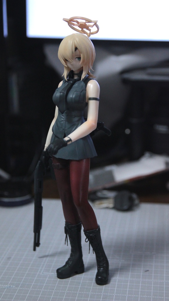 【3Dプリンタ出力品キット】ブルーアーカイブ 1/8朝霧スオウ