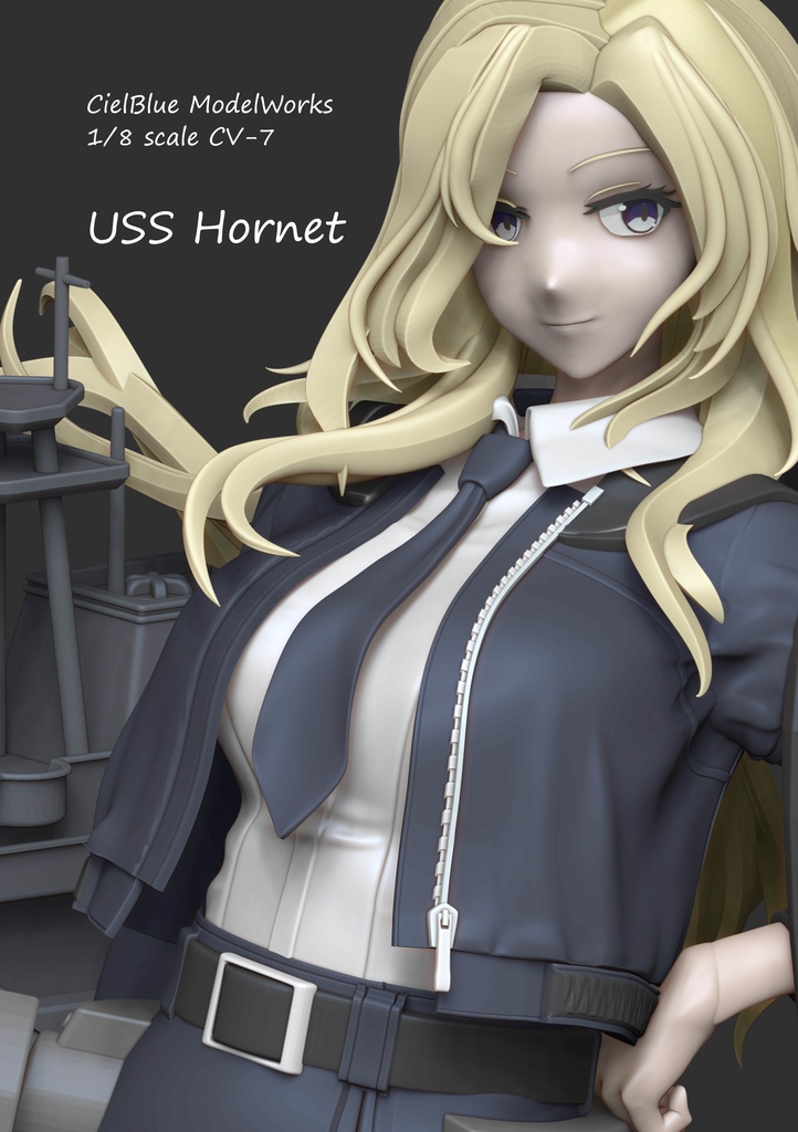組立説明書】1/8 艦隊これくしょん 艦これ ガレージキット USS Hornet