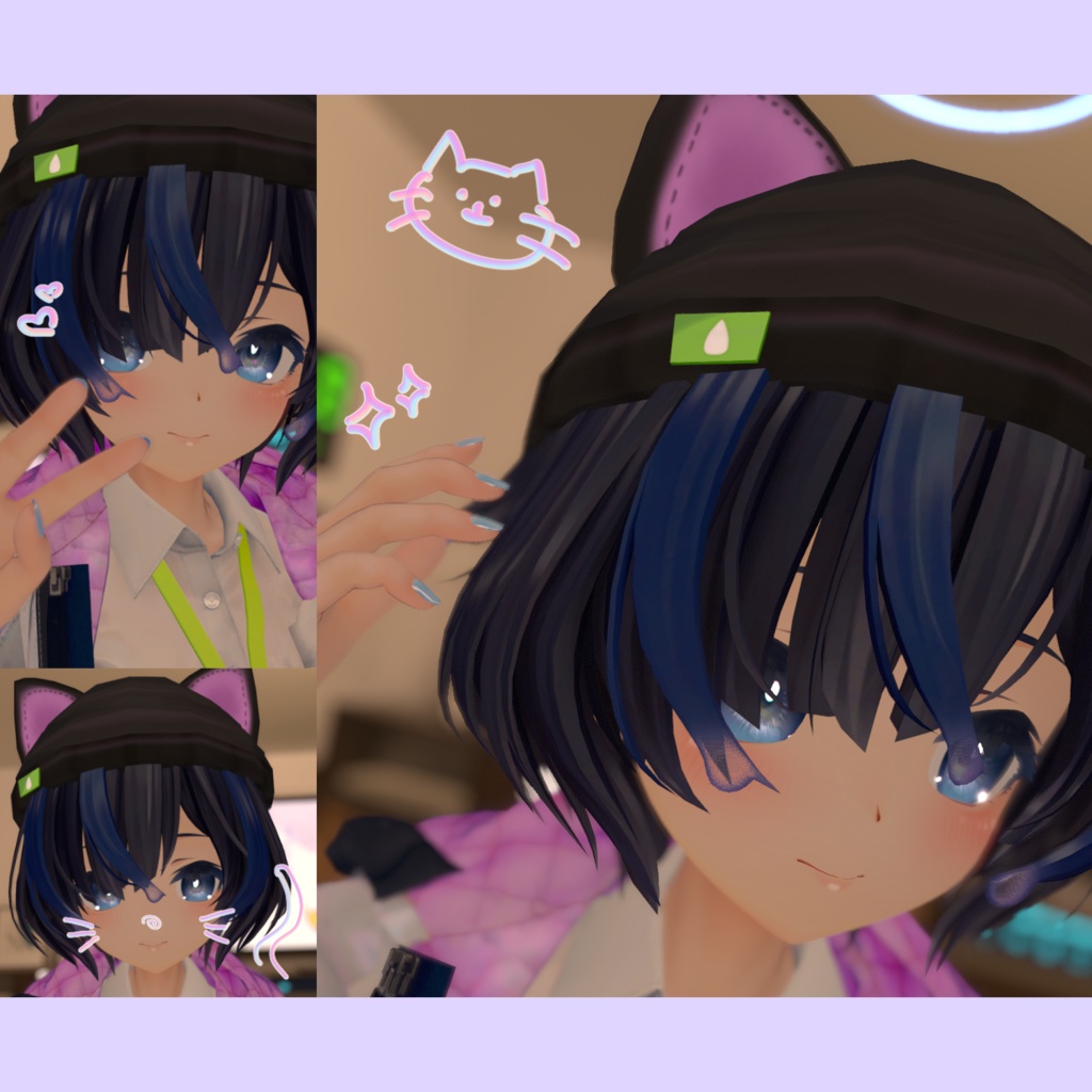 しずくねこビーニー / Shizuku Neko Beanie