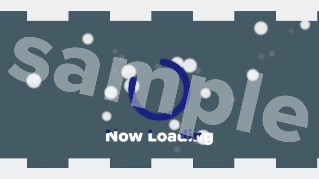 ライブ配信画面素材/オーバーレイ・アニメーション付