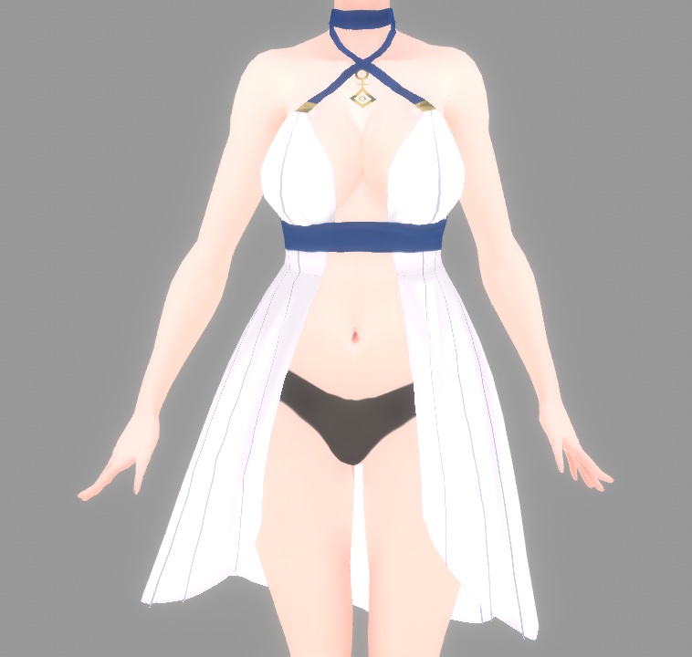 【VRoid Beta Ver.】Oceanid Dress Texture オーシャニードレス