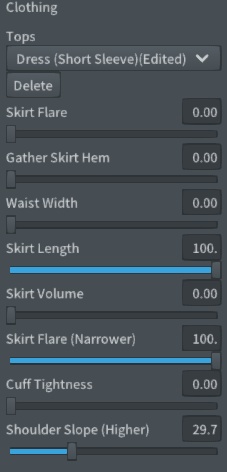 【VRoid Beta Ver.】Oceanid Dress Texture オーシャニードレス