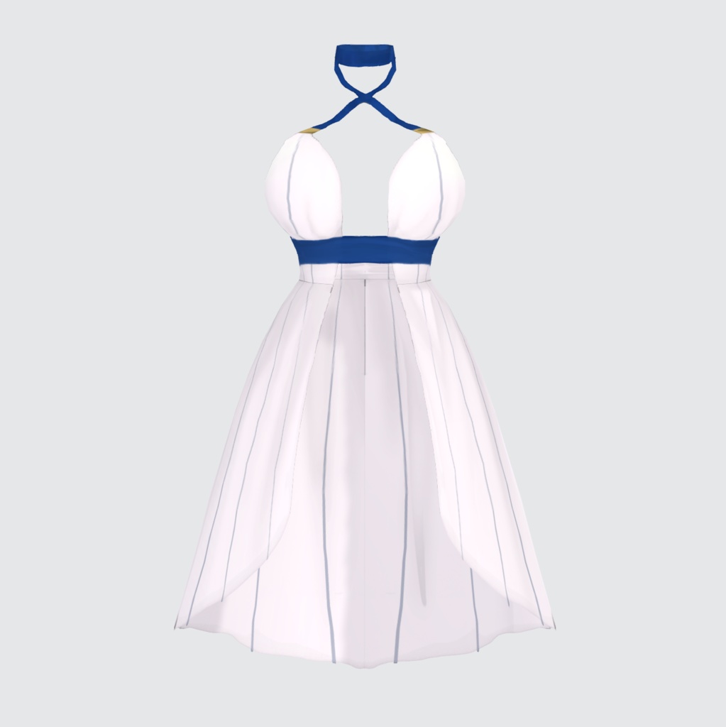 【FBX】Oceanid Dress オーシャニードレス VRCHAT