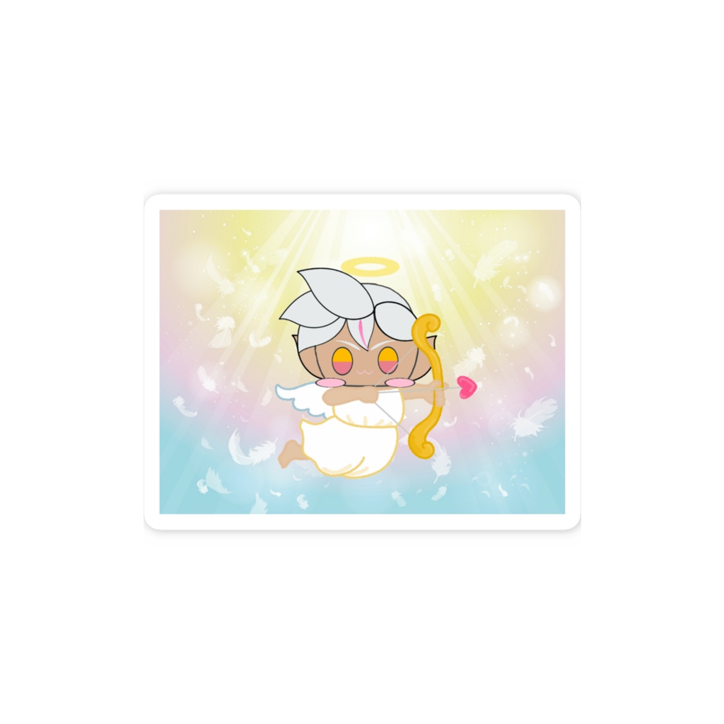 ホワイト・チョ子 スマホステッカー