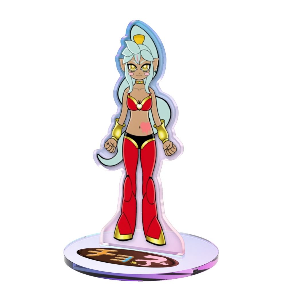 お菓子の《魔神》チョ子 オーロラアクスタ