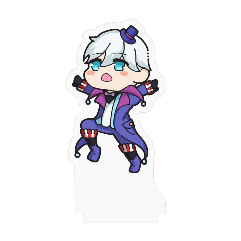 【あっとらいぶ】ミニキャラアクリルフィギュア~道化乃クゥ~