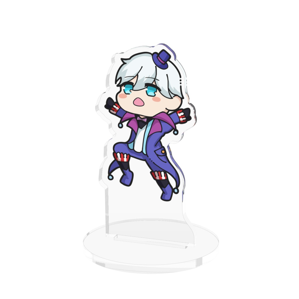【あっとらいぶ】ミニキャラアクリルフィギュア~道化乃クゥ~