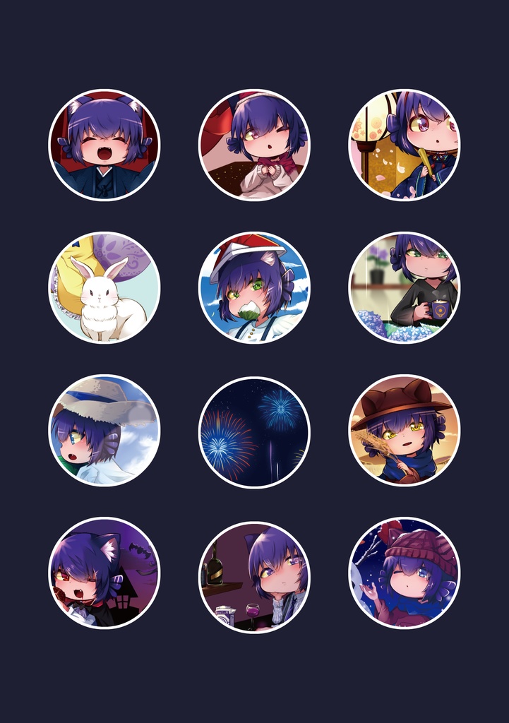 2021年Oneshot非公式カレンダー