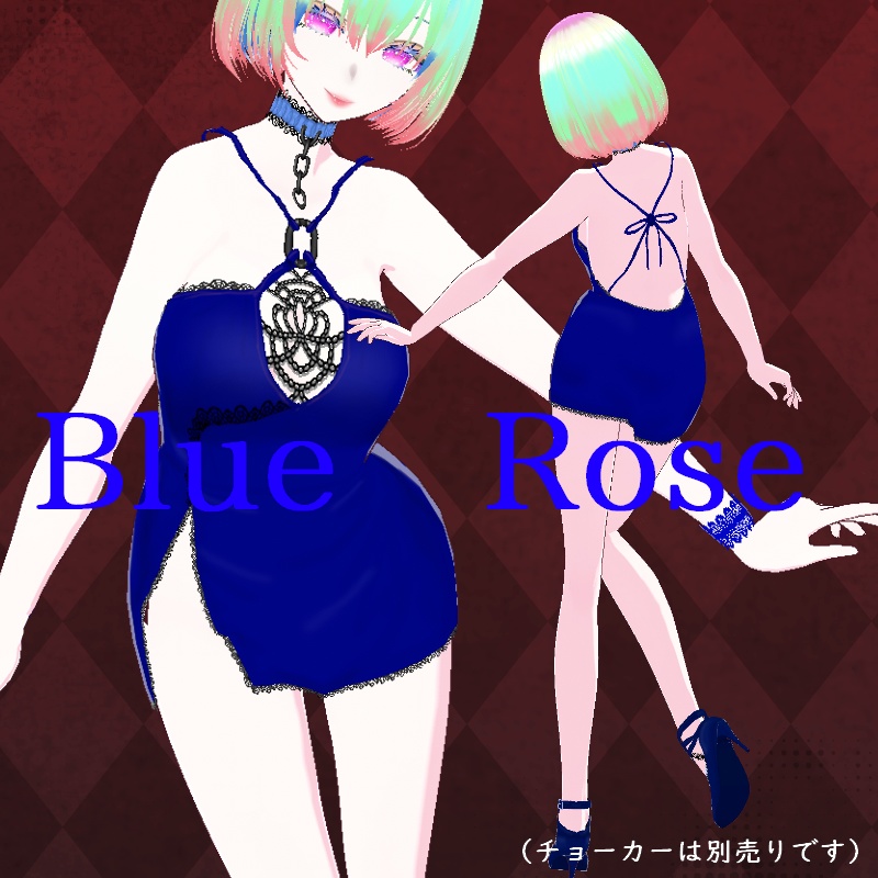 Vroid 夜の薔薇セット NightRose Set