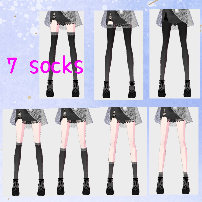 Vroid 優美な夜 セット Elegant Night Set