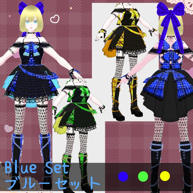 Vroid 甘い小悪魔セット Sweet Devil Set