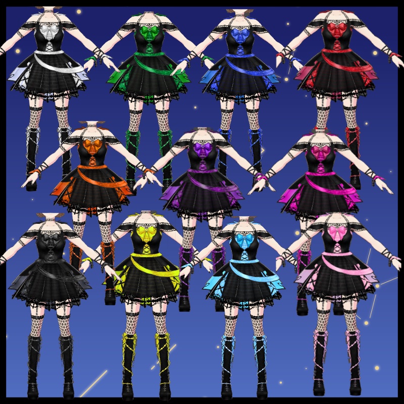 Vroid 甘い 小悪魔+天使セット Sweet Devil&Angel Set