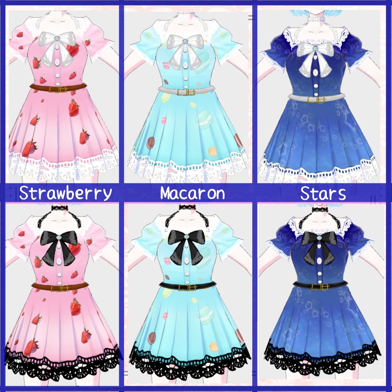 Vroid カジュアル "B" セット Casual "B" SET