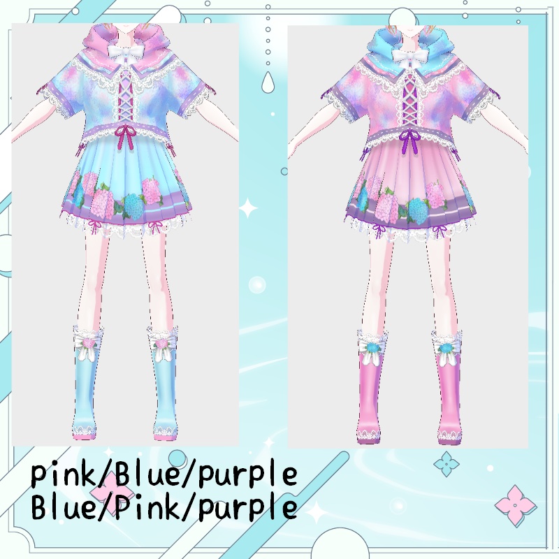 梅雨の紫陽花 セット Hydrangea Drizzle Set