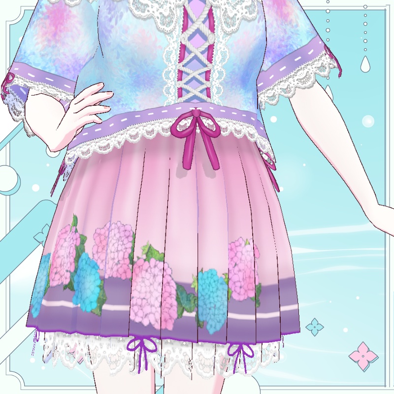 梅雨の紫陽花 セット Hydrangea Drizzle Set