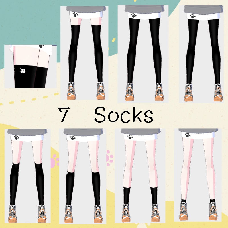 Vroid LOLねこ 2 セット LOL Neko 2 SET