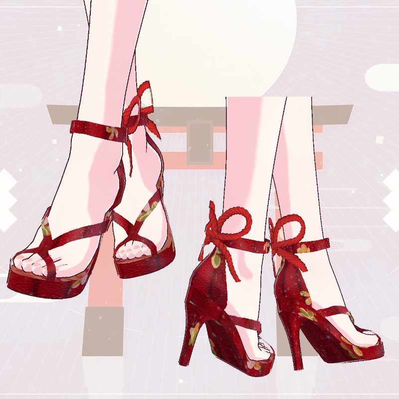 Vroid 和のドレスセット Kimono Dress SET