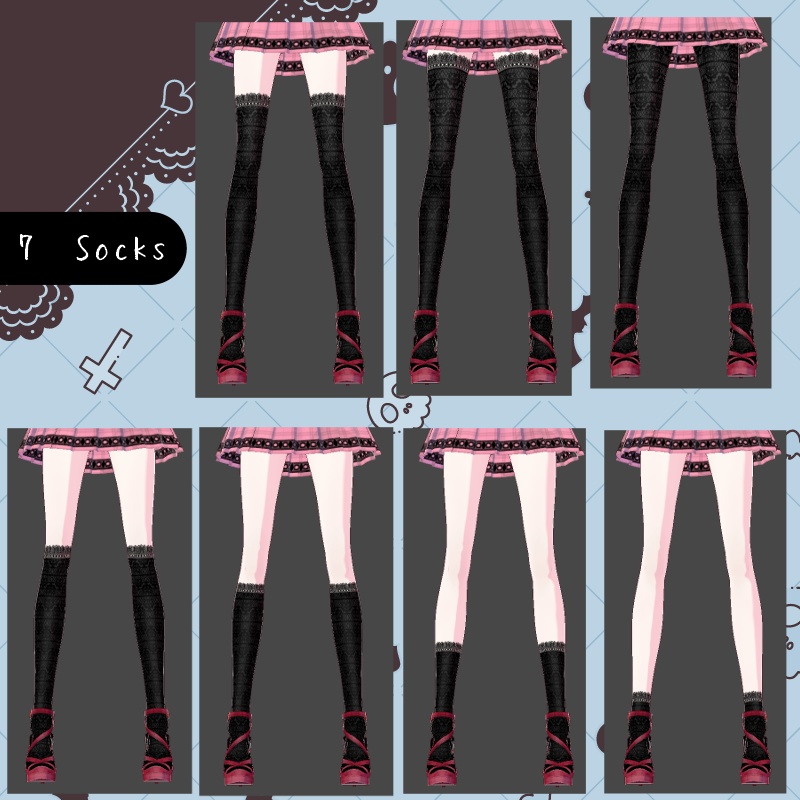 Vroid 紅葉なる木 セット Maple Tree SET