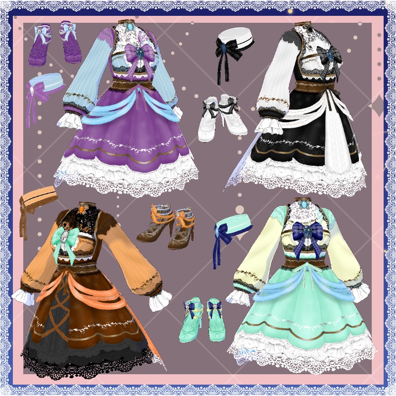 VRoid ドールB セット Dolly B SET