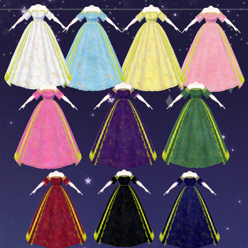 VRoid ローザ グラツィオーソ セット Rosa Grazioso Set