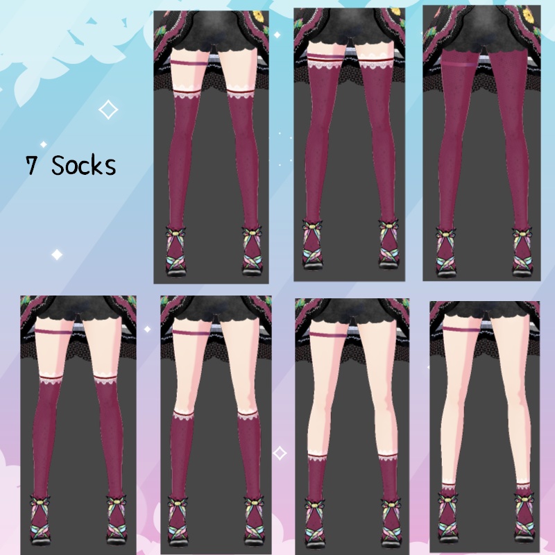 VRoid 花の芽 セット Flower Bud Set