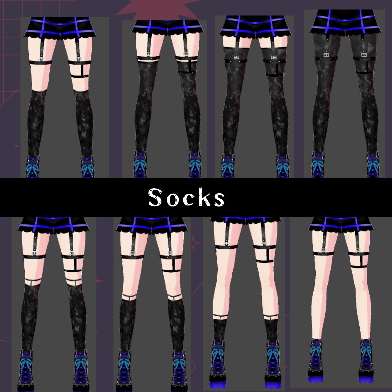 VRoid ダークベリー セット DarkBerry Set