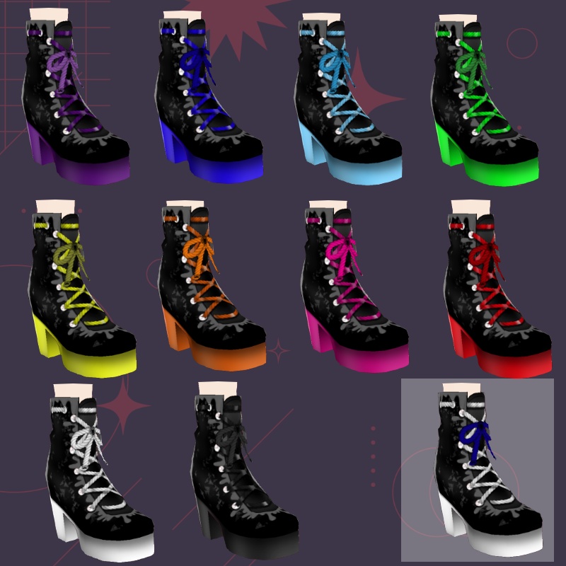 VRoid ダークベリー セット DarkBerry Set