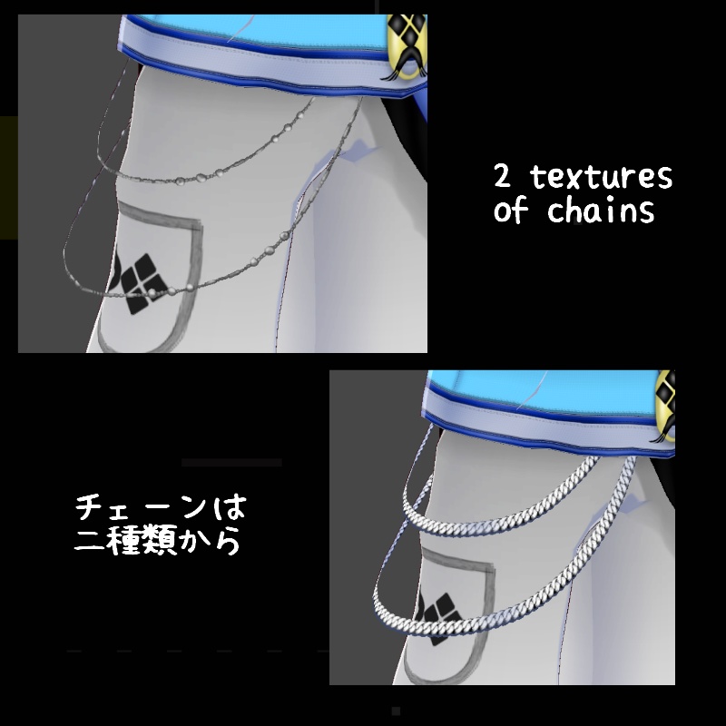 VRoid 蜃気楼の魚 セット Mirage Fish Set