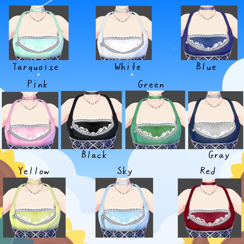 VRoid マキシ丈"B" セット Maxi ”B” Set