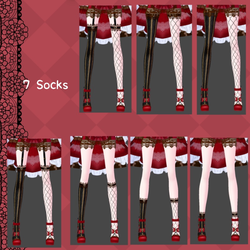 VRoid メルテッドチョコレート セット Melted Chocolate Set