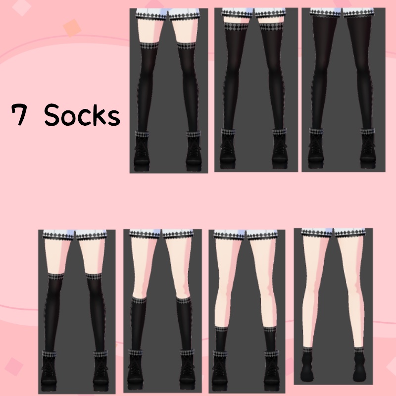 VRoid ダイヤチェック セット Diamond Check Set