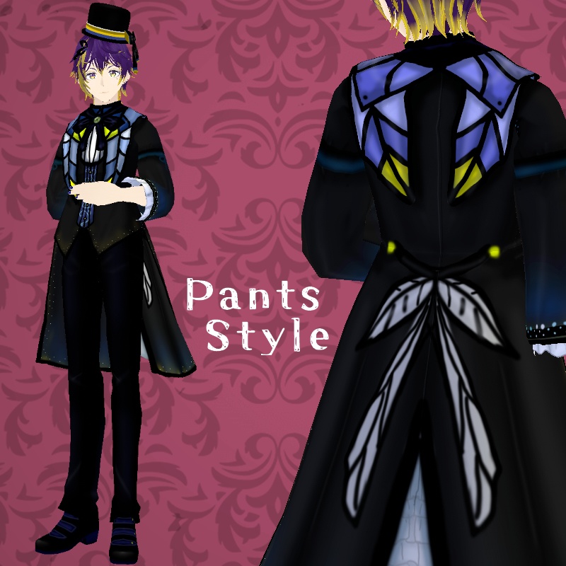 VRoid レピドプテラの翅 セット Lepidoptera wing set