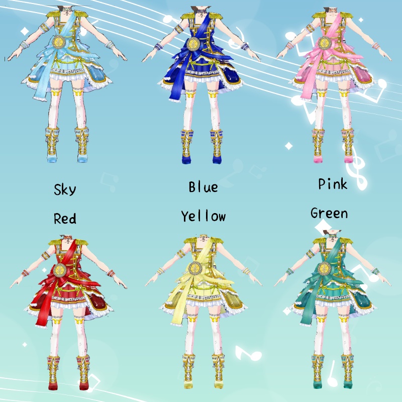 VRoid メロディカル・マーチ セット Melodical March Set