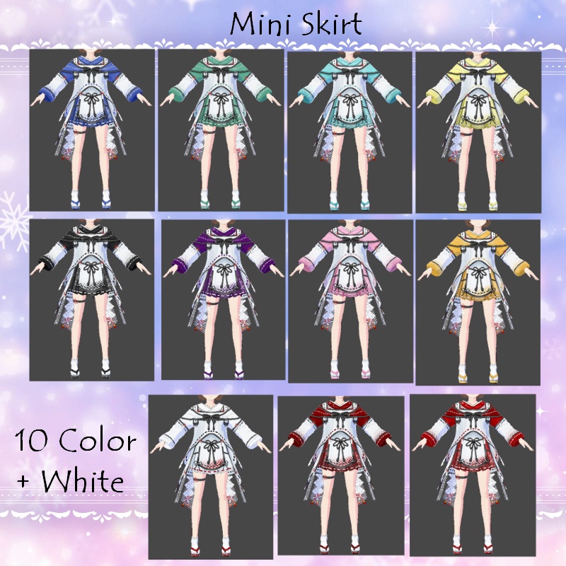 Vroid 敬神の身衣 セット Sacred Raiment Set