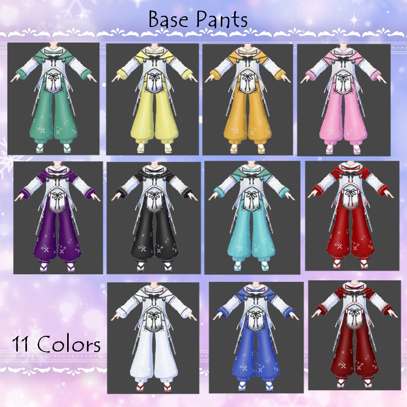 Vroid 敬神の身衣 セット Sacred Raiment Set