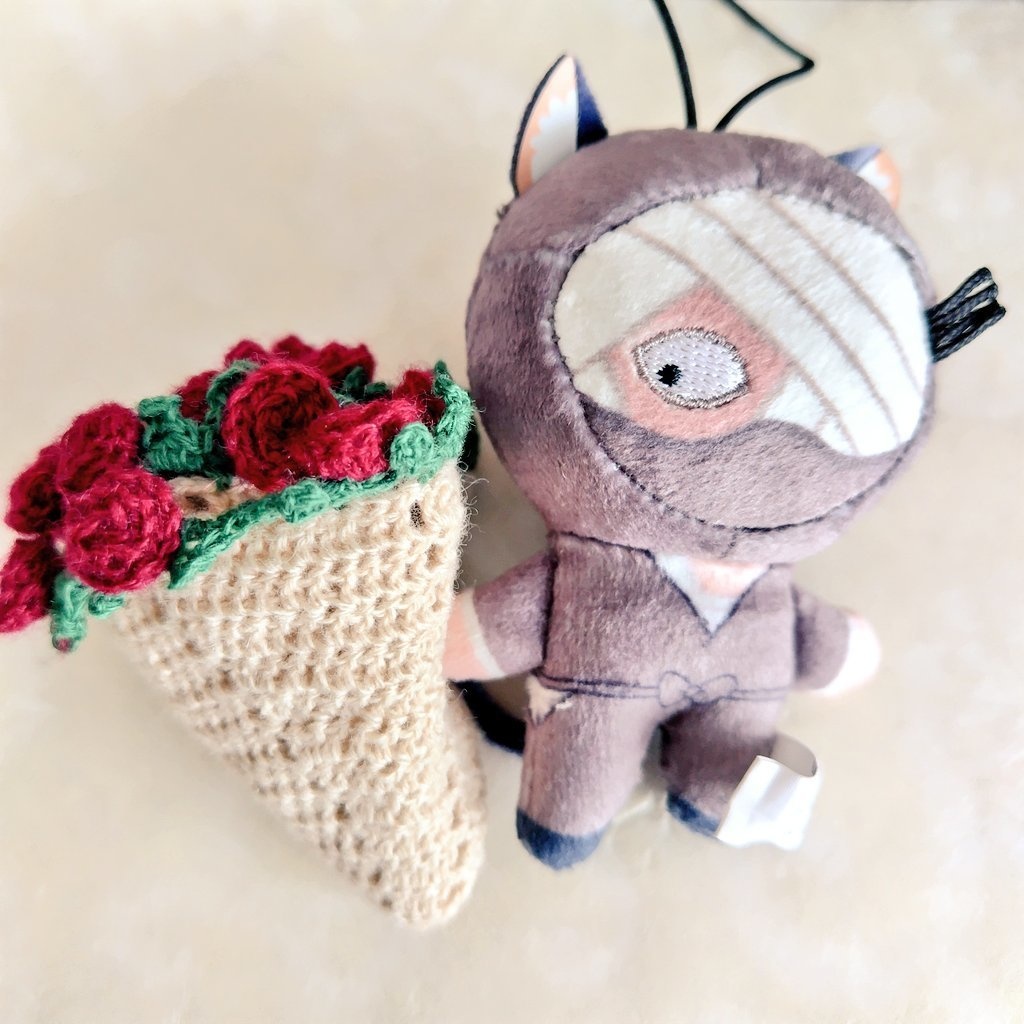 薔薇のブーケブランケット