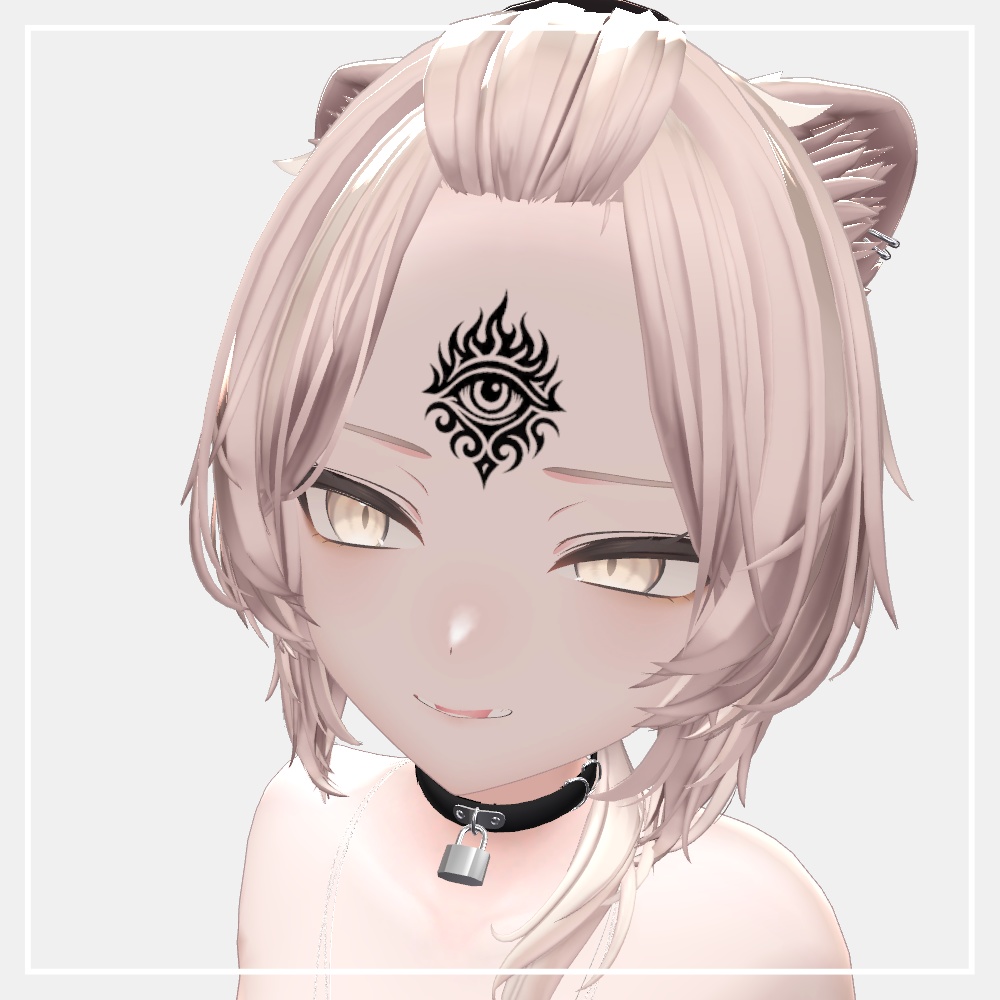 【動く】Evil Eye Tattoo【真央設定済み】