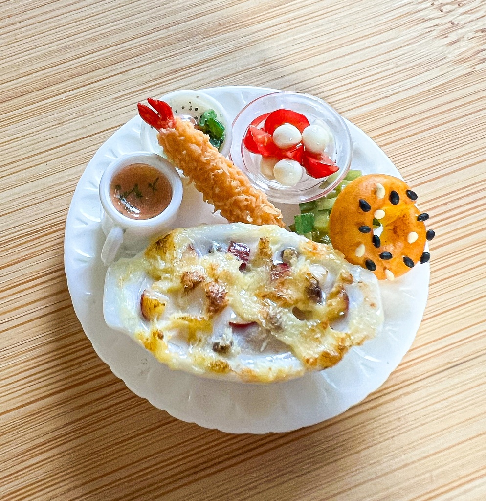 さつまいもときのこのグラタン