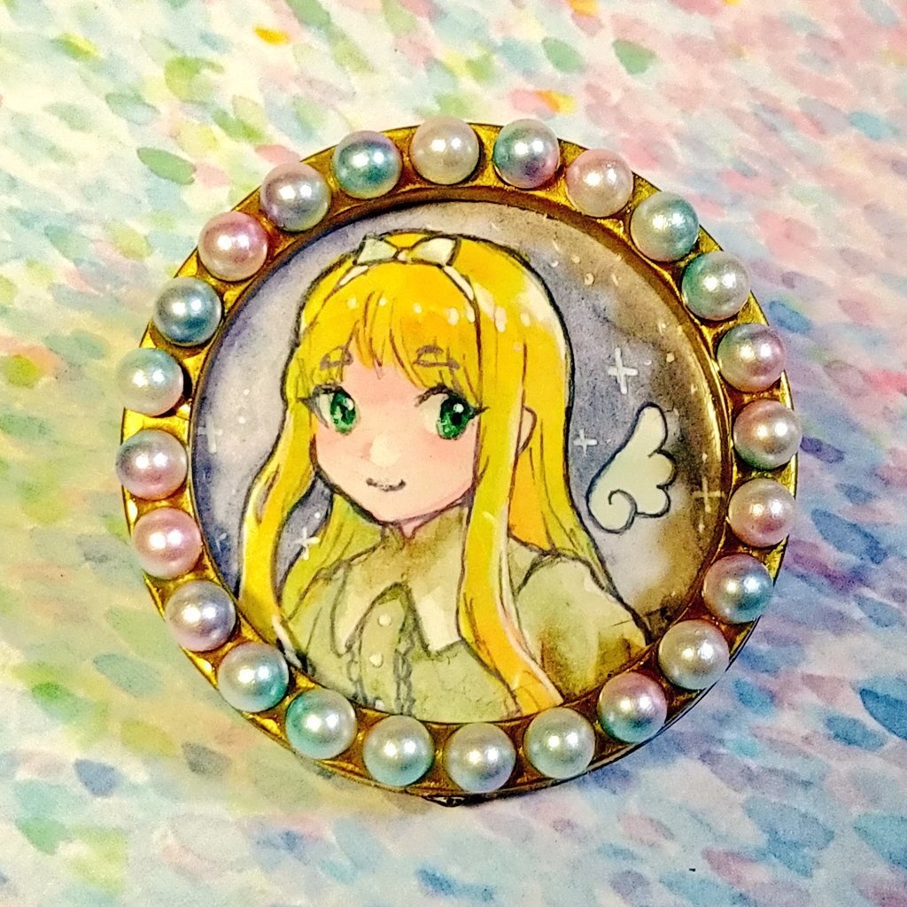 ミニ原画 ①天使ちゃん ②ケシちゃん ③えいえいおー