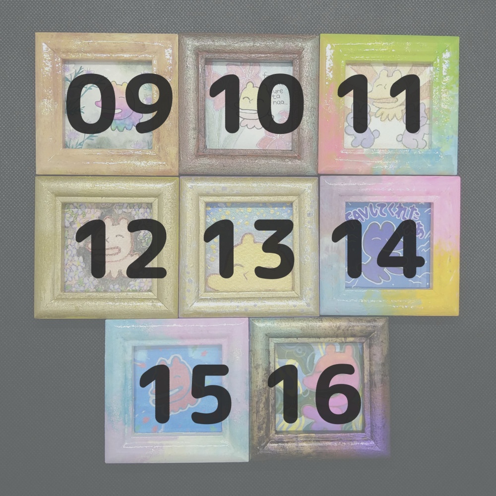 【ミニ額】生命の原画 ファボしてくれたなぁ 09~16