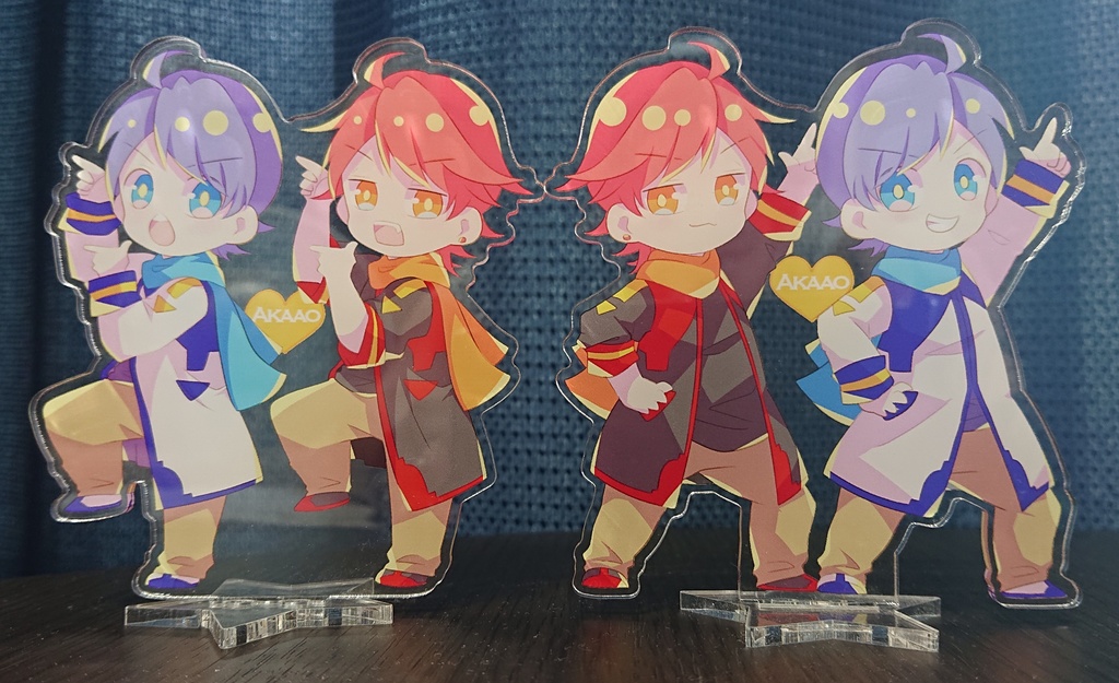 赤青アクリルスタンド
