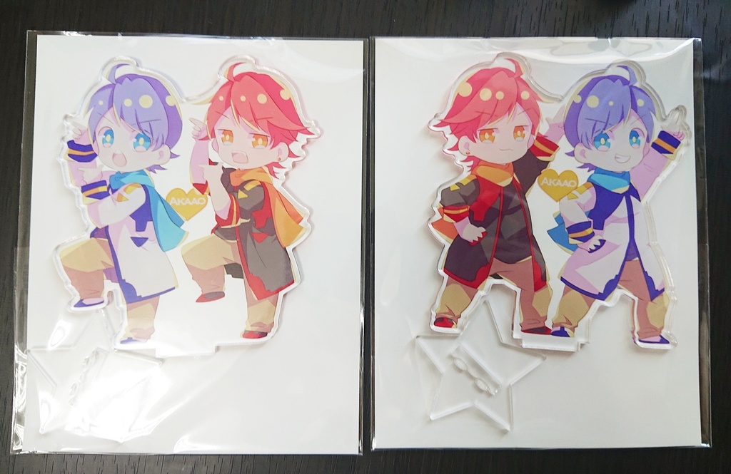 赤青アクリルスタンド