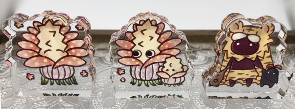 【匿名配送】自立ミニアクリルスタンド〈アーノルディ〉〈虎人〉