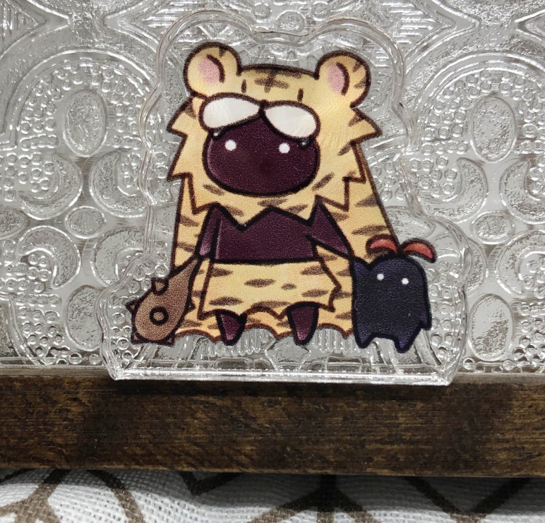 【匿名配送】自立ミニアクリルスタンド〈アーノルディ〉〈虎人〉